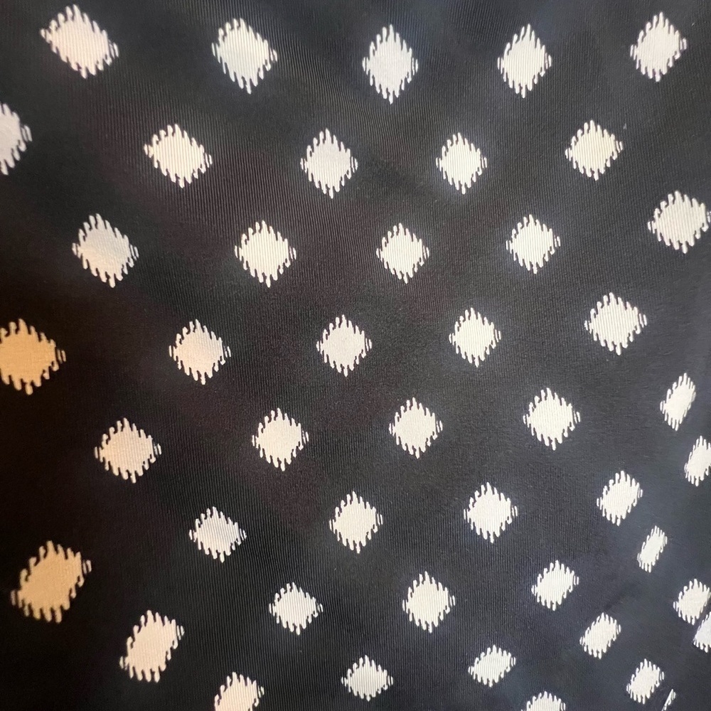 Black and White Polka Dot Women's Swim Top - Picture 3 of 5